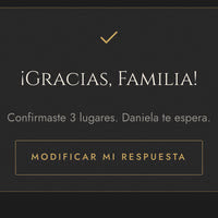 Confirmación · estilo Cinematográfico