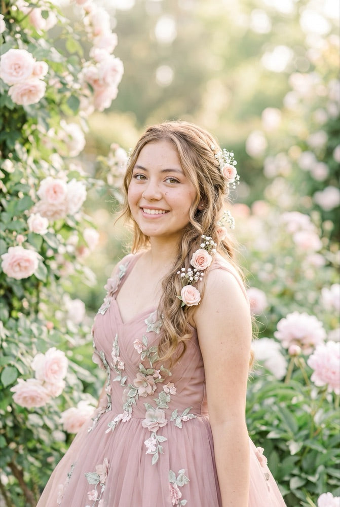 Ejemplo de invitación de XV años, estilo camila (datos ficticios)